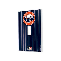 Houston Astros 1977-1998 Cooperstown Pinstripe Single Toggle Light Switch Plate