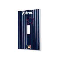 Houston Astros - Cooperstown Pinstripe Single Toggle Light Switch Plate