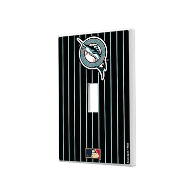 Miami Marlins 1993-2011 Cooperstown Pinstripe Single Toggle Light Switch Plate