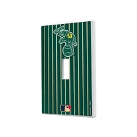 Athletics 1988 Cooperstown Pinstripe Single Toggle Light Switch Plate