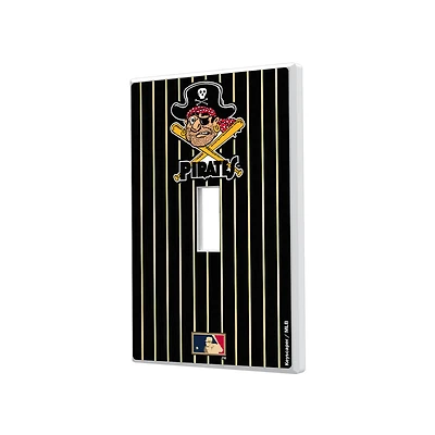 Pittsburgh Pirates 1958-1966 Cooperstown Pinstripe Single Toggle Light Switch Plate
