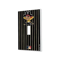 Pittsburgh Pirates 1958-1966 Cooperstown Pinstripe Single Toggle Light Switch Plate