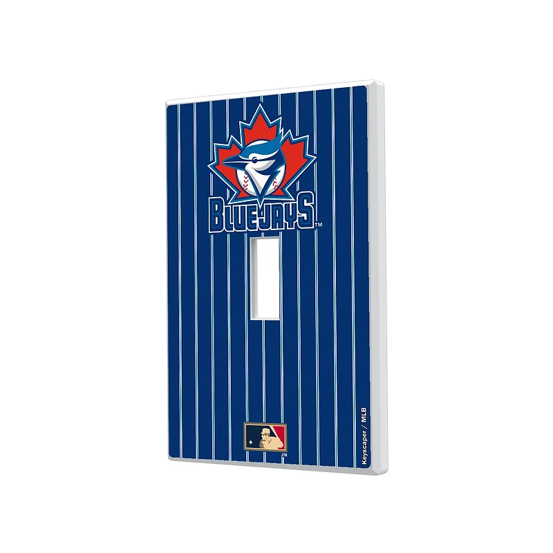 Toronto Blue Jays 1997-2002 Cooperstown Pinstripe Single Toggle Light Switch Plate