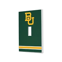 Baylor Bears Stripe Design Single Toggle Light Switch Plate