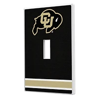 Colorado Buffaloes Stripe Design Single Toggle Light Switch Plate