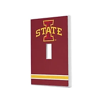 Iowa State Cyclones Stripe Design Single Toggle Light Switch Plate