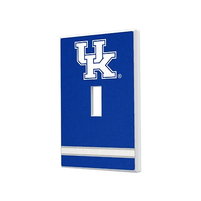 Kentucky Wildcats Stripe Design Single Toggle Light Switch Plate