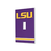 LSU Tigers Stripe Design Single Toggle Light Switch Plate