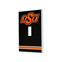 Oklahoma State Cowboys Stripe Design Single Toggle Light Switch Plate