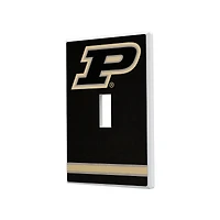 Purdue Boilermakers Stripe Design Single Toggle Light Switch Plate
