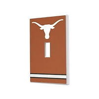 Texas Longhorns Stripe Design Single Toggle Light Switch Plate