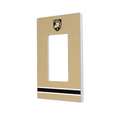 Army Black Knights Stripe Design Single Rocker Light Switch Plate