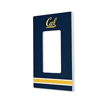 Cal Bears Stripe Design Single Rocker Light Switch Plate