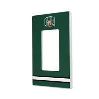 Ohio Bobcats Stripe Design Single Rocker Light Switch Plate