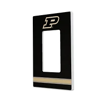 Purdue Boilermakers Stripe Design Single Rocker Light Switch Plate