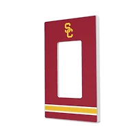 USC Trojans Stripe Design Single Rocker Light Switch Plate