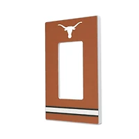 Texas Longhorns Stripe Design Single Rocker Light Switch Plate