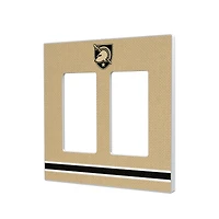 Army Black Knights Stripe Design Double Rocker Light Switch Plate