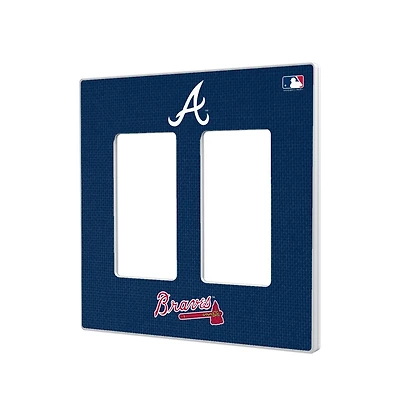Atlanta Braves Solid Double Rocker Light Switch Plate