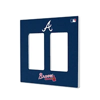 Atlanta Braves Solid Double Rocker Light Switch Plate