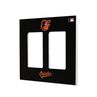 Baltimore Orioles Solid Double Rocker Light Switch Plate