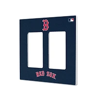 Boston Red Sox Solid Double Rocker Light Switch Plate