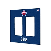 Chicago Cubs Solid Double Rocker Light Switch Plate