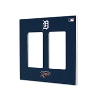 Detroit Tigers Solid Double Rocker Light Switch Plate