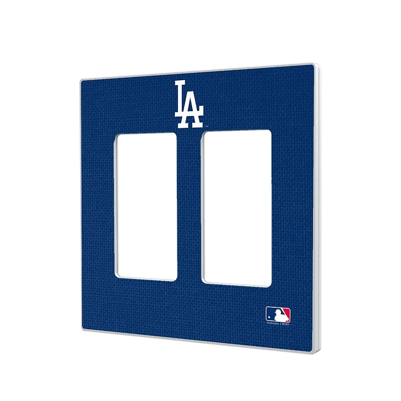 Los Angeles Dodgers Solid Double Rocker Light Switch Plate