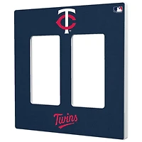 Minnesota Twins Solid Double Rocker Light Switch Plate