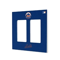 New York Mets Solid Double Rocker Light Switch Plate