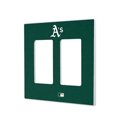Athletics Solid Double Rocker Light Switch Plate