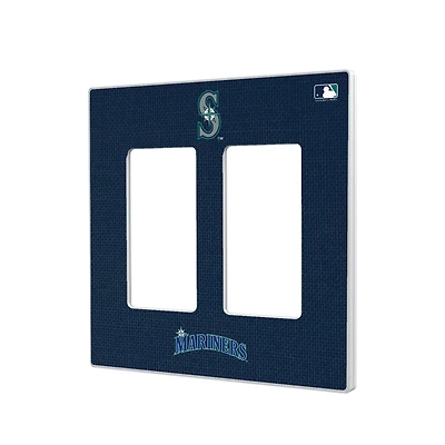 Seattle Mariners Solid Double Rocker Light Switch Plate