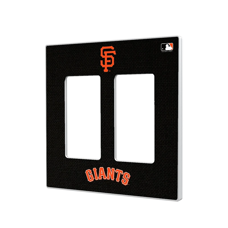 San Francisco Giants Solid Double Rocker Light Switch Plate