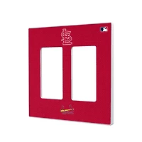 St. Louis Cardinals Solid Double Rocker Light Switch Plate