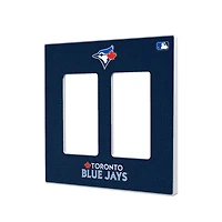 Toronto Blue Jays Solid Double Rocker Light Switch Plate