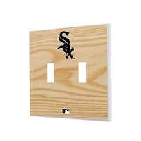 Chicago White Sox Baseball Bat Design Double Toggle Light Switch Plates