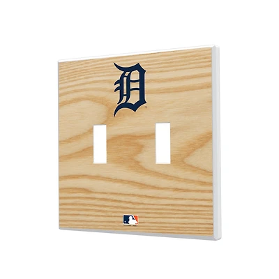 Detroit Tigers Baseball Bat Design Double Toggle Light Switch Plates