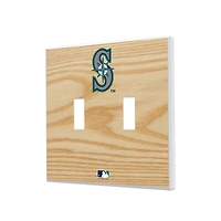 Seattle Mariners Baseball Bat Design Double Toggle Light Switch Plates