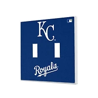 Kansas City Royals Solid Design Double Toggle Light Switch Plate