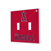 Los Angeles Angels Solid Design Double Toggle Light Switch Plate