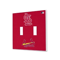 St. Louis Cardinals Solid Design Double Toggle Light Switch Plate