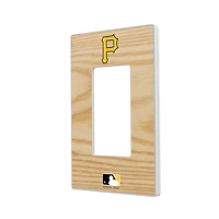 Pittsburgh Pirates Baseball Bat Design Single Rocker Light Switch Plate