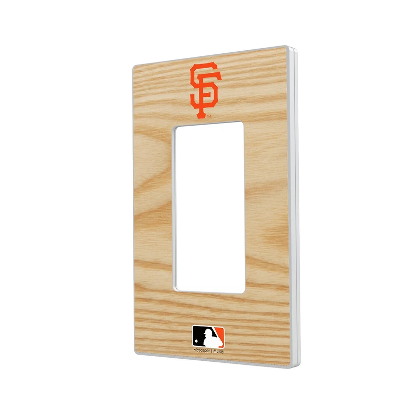 San Francisco Giants Baseball Bat Design Single Rocker Light Switch Plate