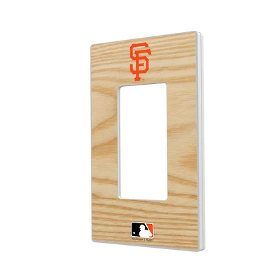 San Francisco Giants Baseball Bat Design Single Rocker Light Switch Plate