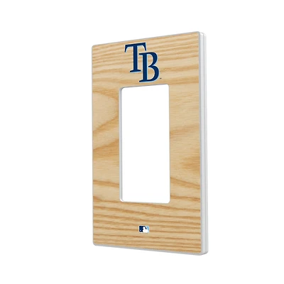 Tampa Bay Rays Baseball Bat Design Single Rocker Light Switch Plate