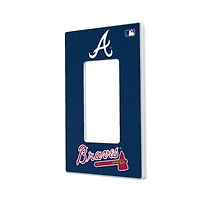 Atlanta Braves Solid Single Rocker Light Switch Plate