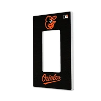 Baltimore Orioles Solid Single Rocker Light Switch Plate