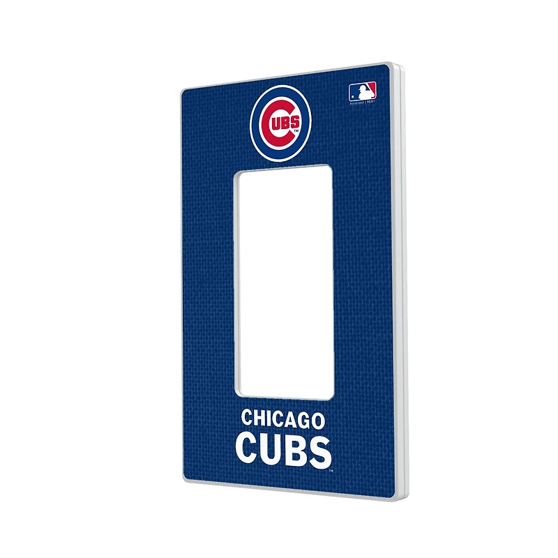 Chicago Cubs Solid Single Rocker Light Switch Plate