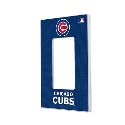 Chicago Cubs Solid Single Rocker Light Switch Plate